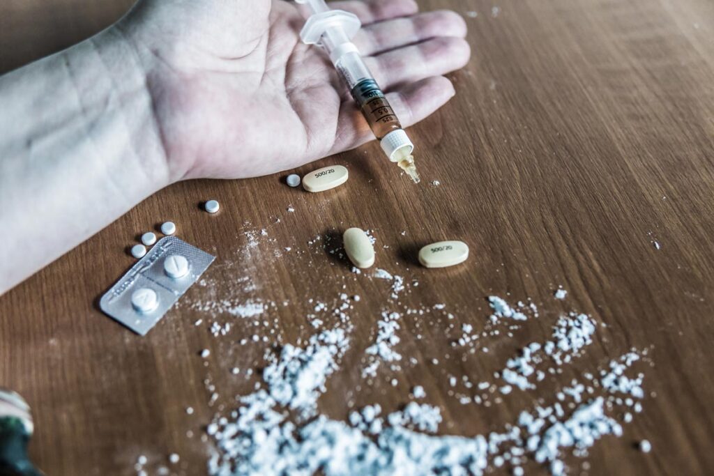 Drug death from fentanyl. American opioid crisis