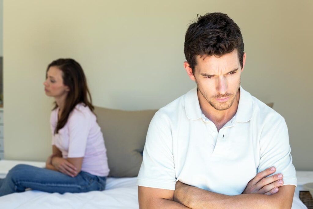 a wife setting boundaries with husband because of his substance abuse